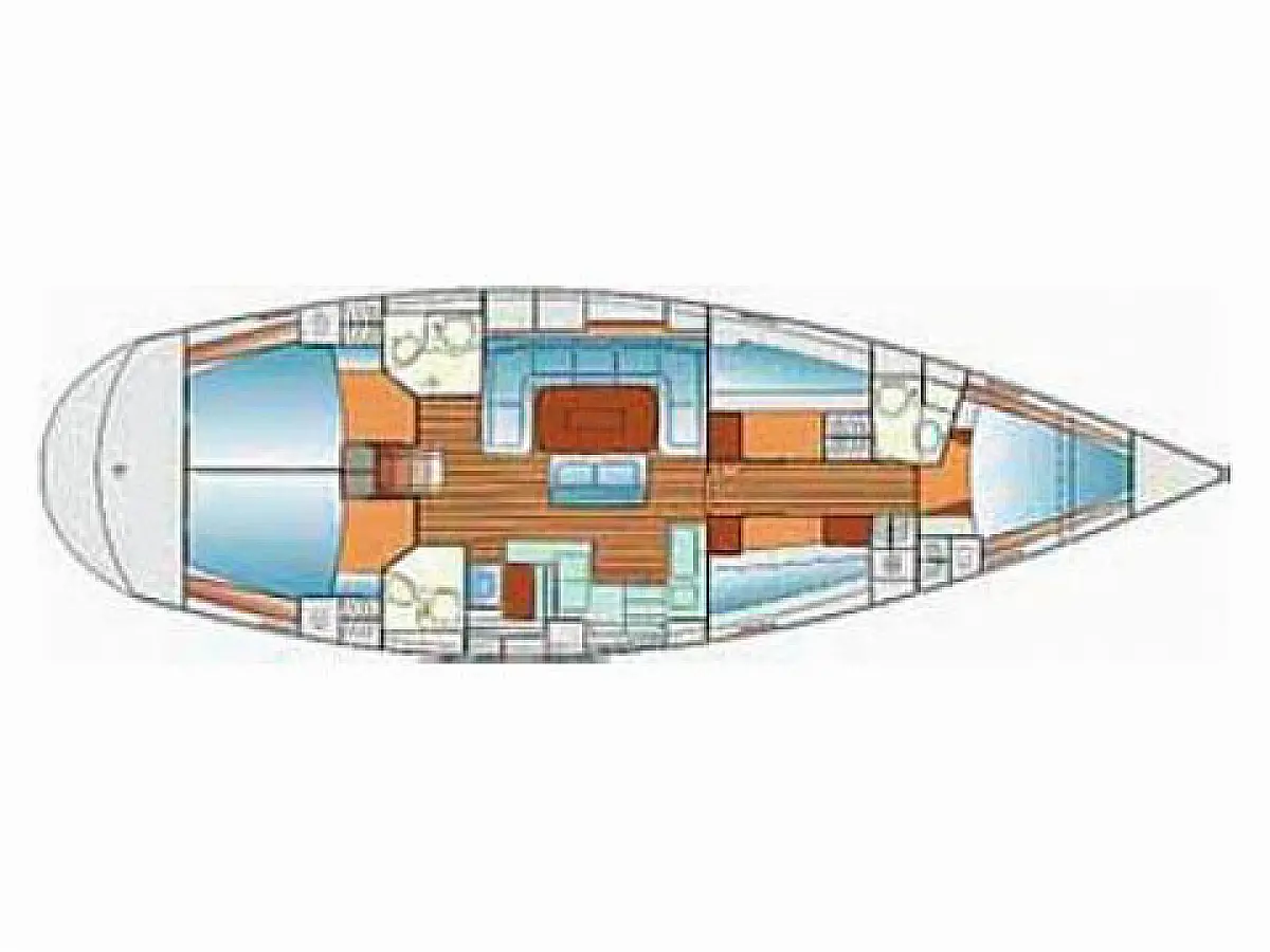 Bavaria 50 cruiser  - Barolo I  - Layout image